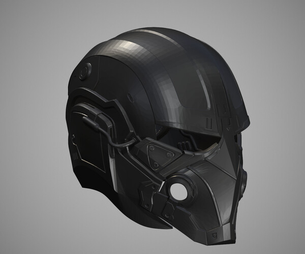 ArtStation - Printable Vulture Helmet STL | Resources