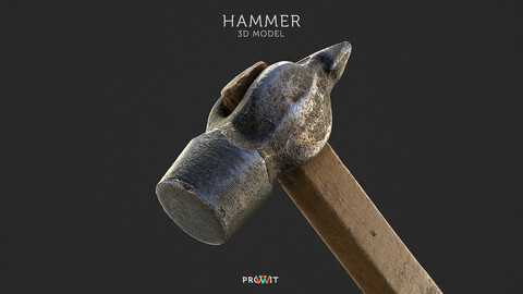 Old Hammer 3D model