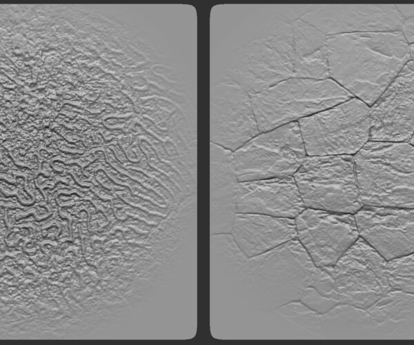 ArtStation - 20 Rock / Stone Alphas | Brushes