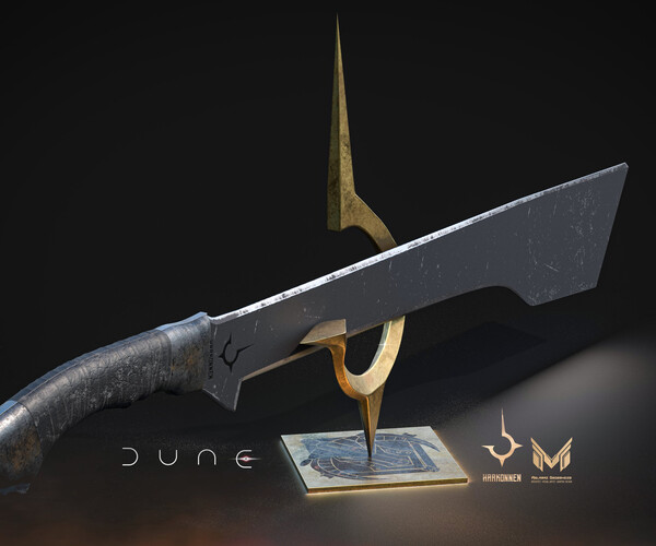 ArtStation   DUNE Sword Of Harkonnen | Game Assets