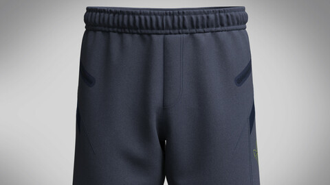 Men's Shorts-Blue