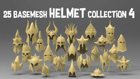 25 basemesh helmet collection 4