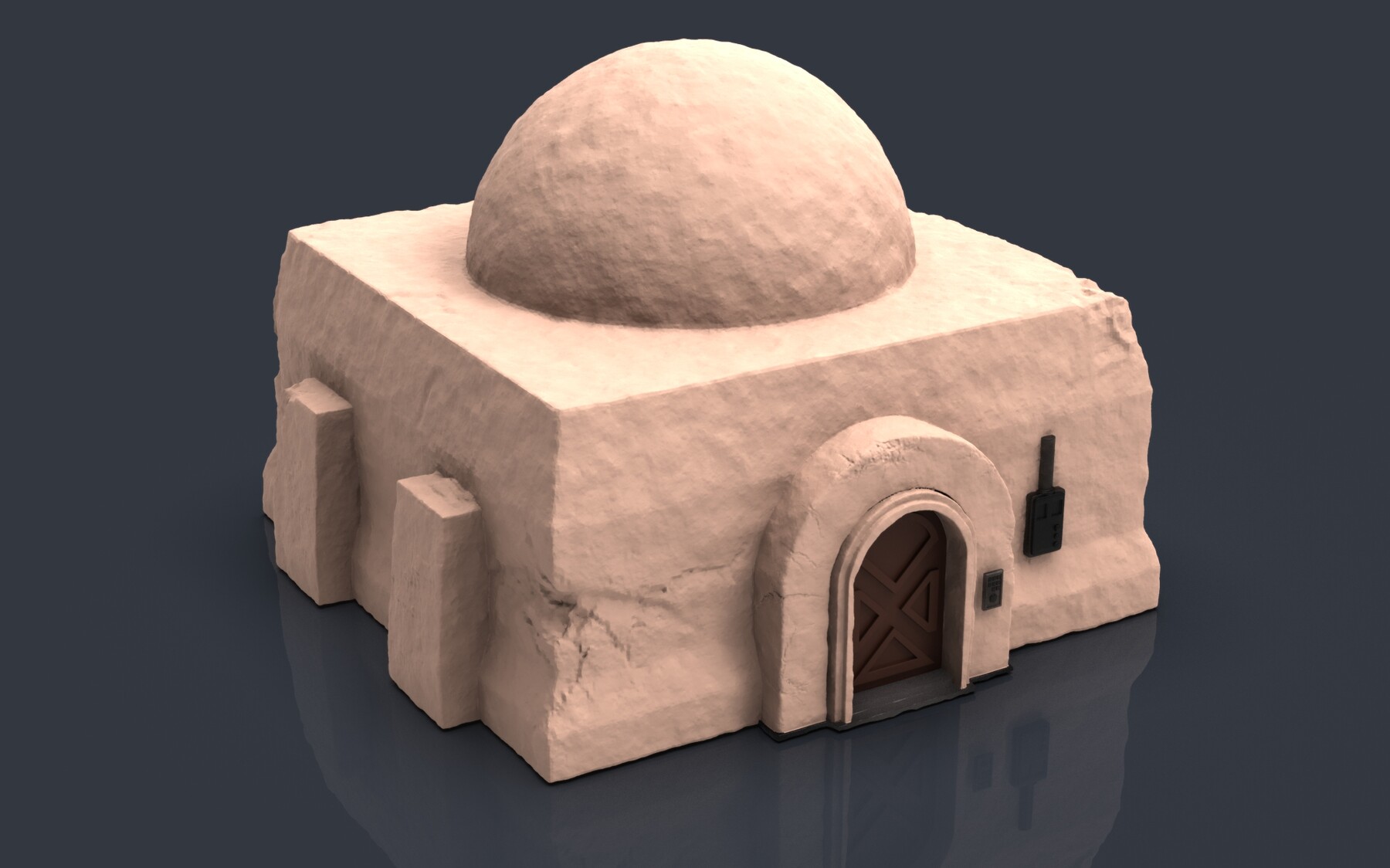 Artstation Star Wars Tatooine Buldings Legion 3d Print Model Game