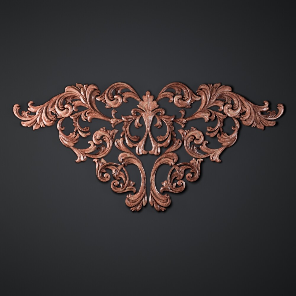 ArtStation - wood heart ornament