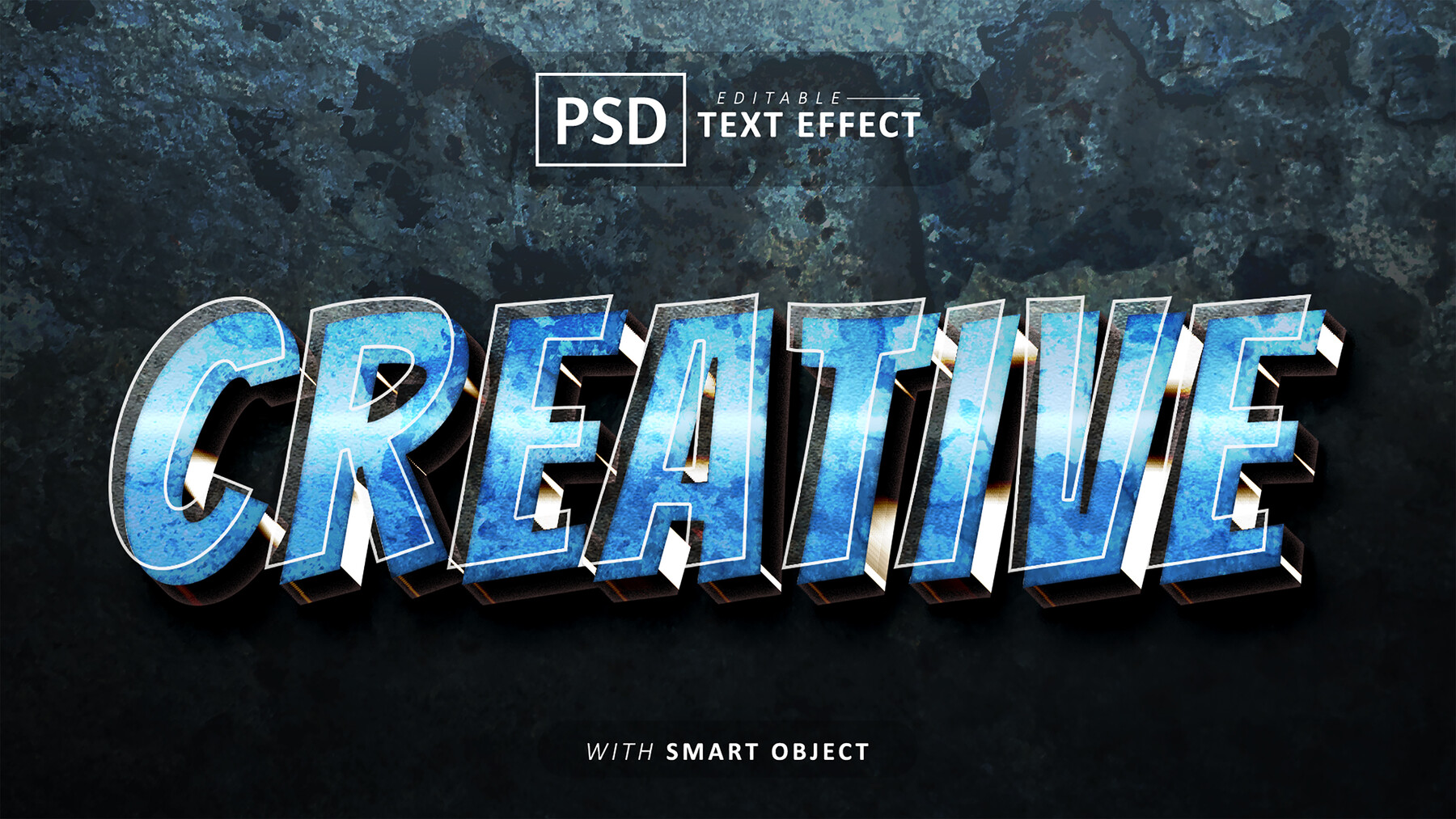 ArtStation - 3D Creative PSD fully editable text effect. Layer style ...