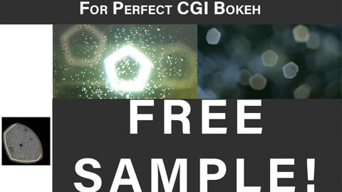 Imperfect Aperture Maps for Perfect CGI Bokeh - FREE Sample