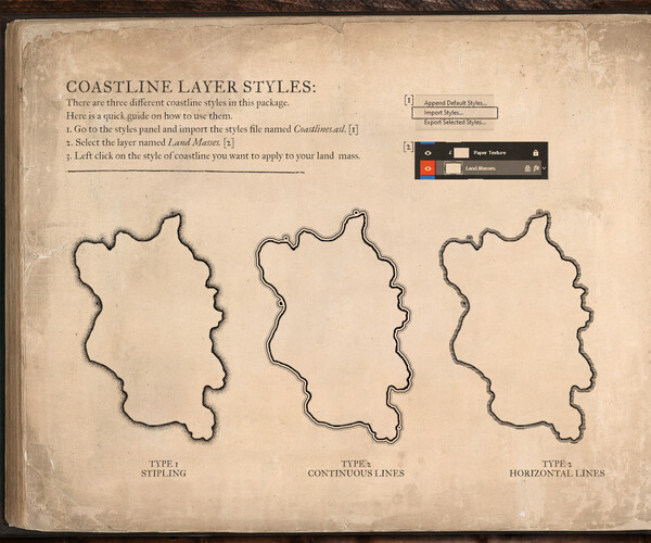 ArtStation - Cartographer Studio - Map Making Tools | Brushes