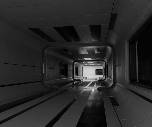 ArtStation - Sci-Fi Corridor | Resources