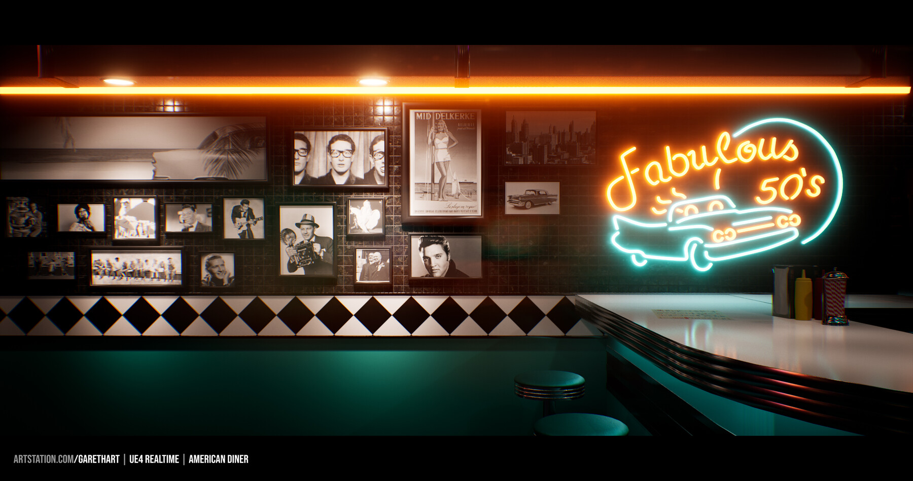 ArtStation Classic Neon Signs Unreal Engine Game Assets