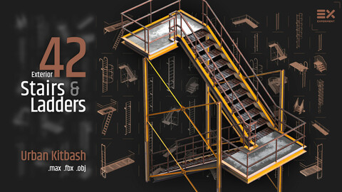 42 Exterior stairs and ladders