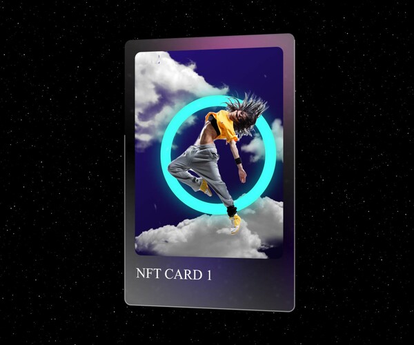 ArtStation Parallax NFT card template after effects Resources