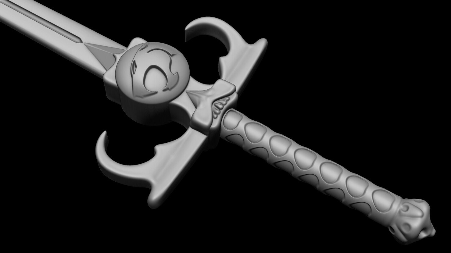 3D PRINTABLE THUNDERCATS SWORD OF OMENS - LION-O SWORD