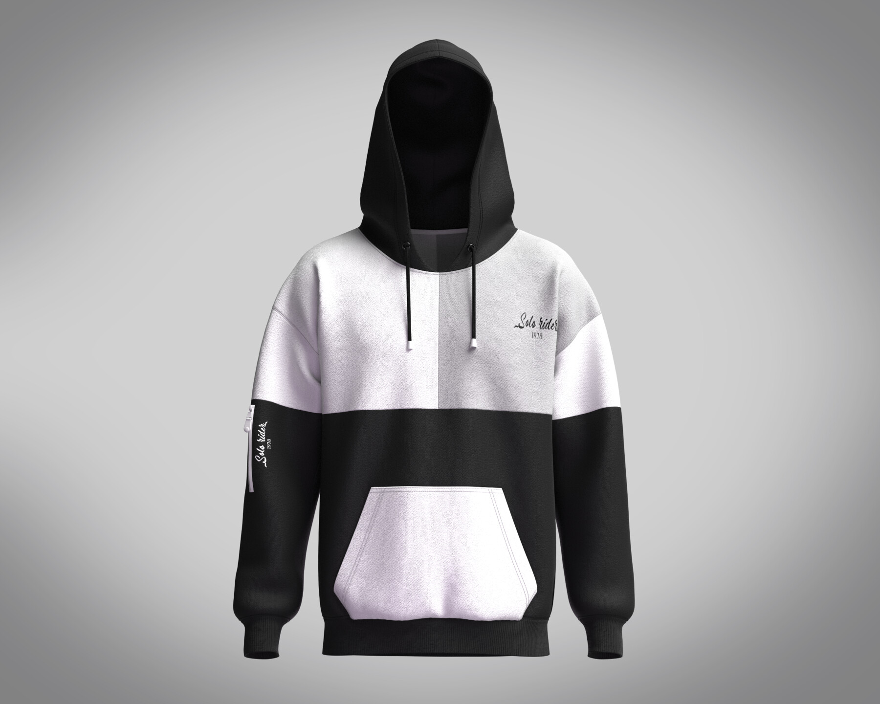 Needs Some Logic Color Block Hoodie main image 0