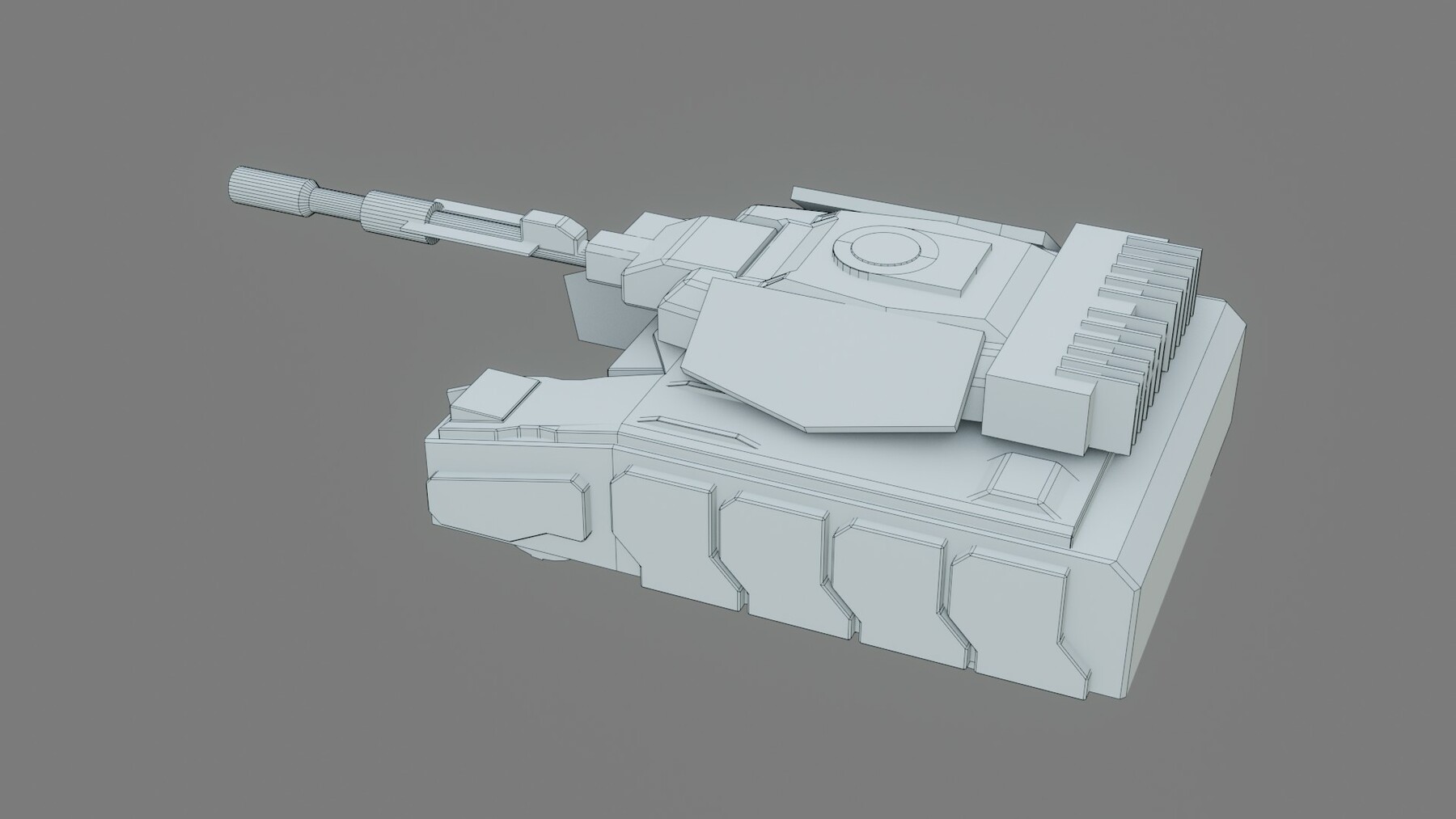 ArtStation - Sci-Fi Military Tank - Low Poly - Game Ready - PBR | Game ...