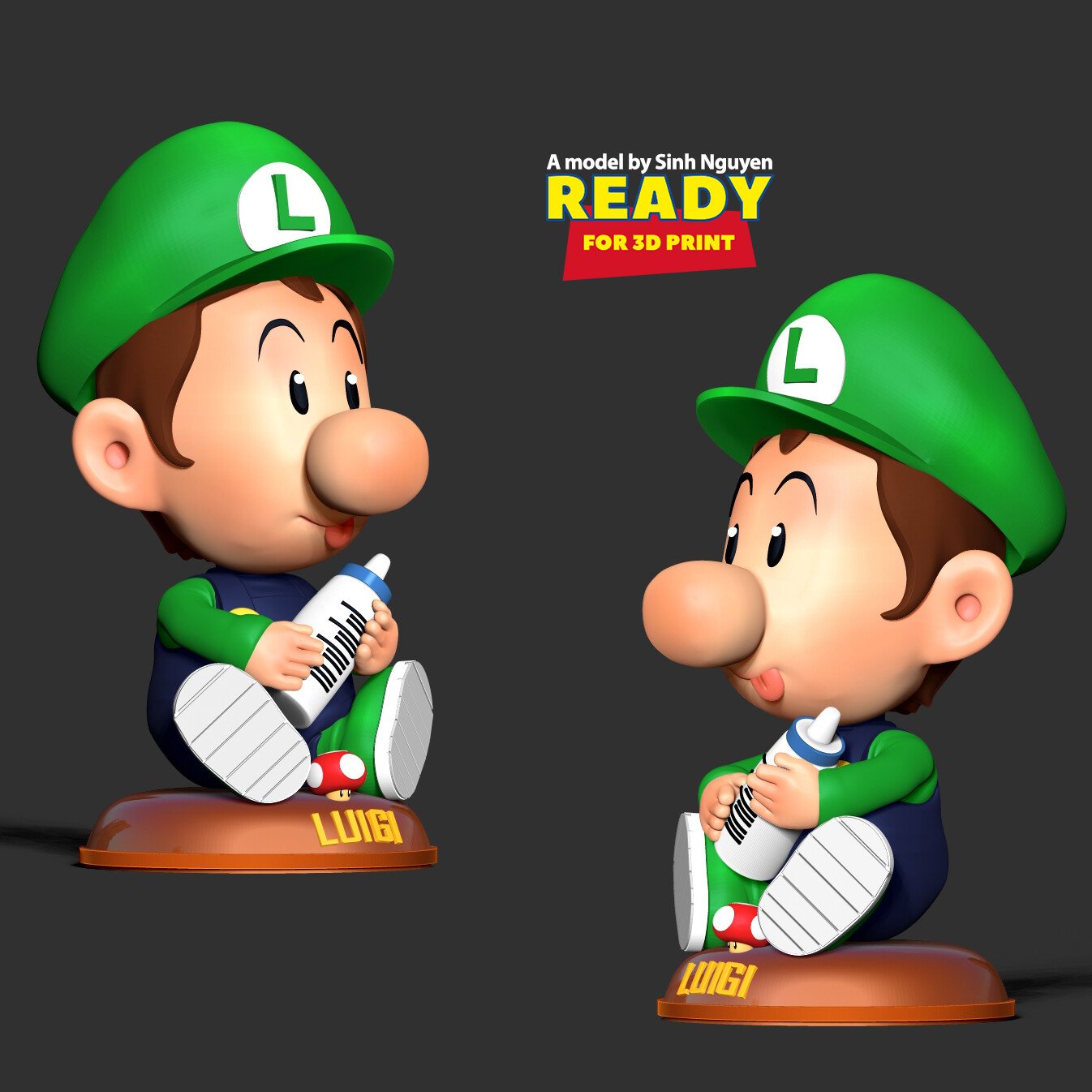 ArtStation - Baby Luigi | Resources