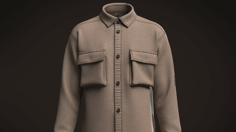 Shirt Khaki Utility