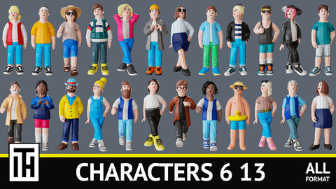 Characters 6 13 polygon