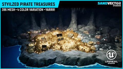 Stylized Pirate Treasures
