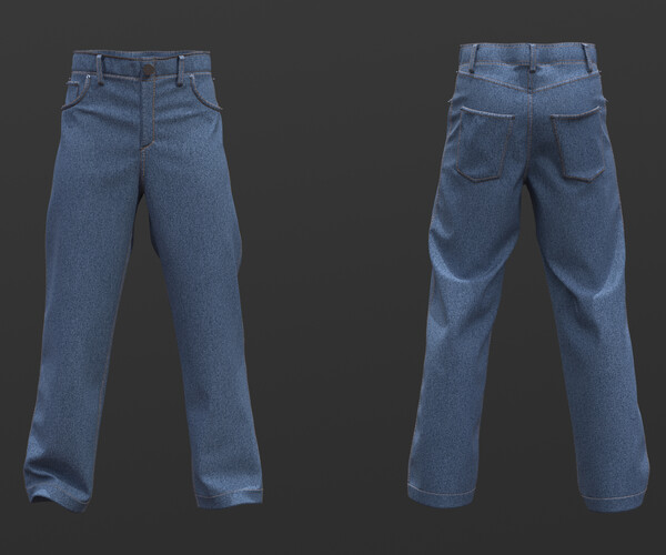 ArtStation - Mens Streetwear Outfit #2 | Game Assets