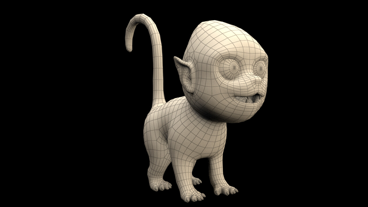 ArtStation - cartoon monkey | Game Assets