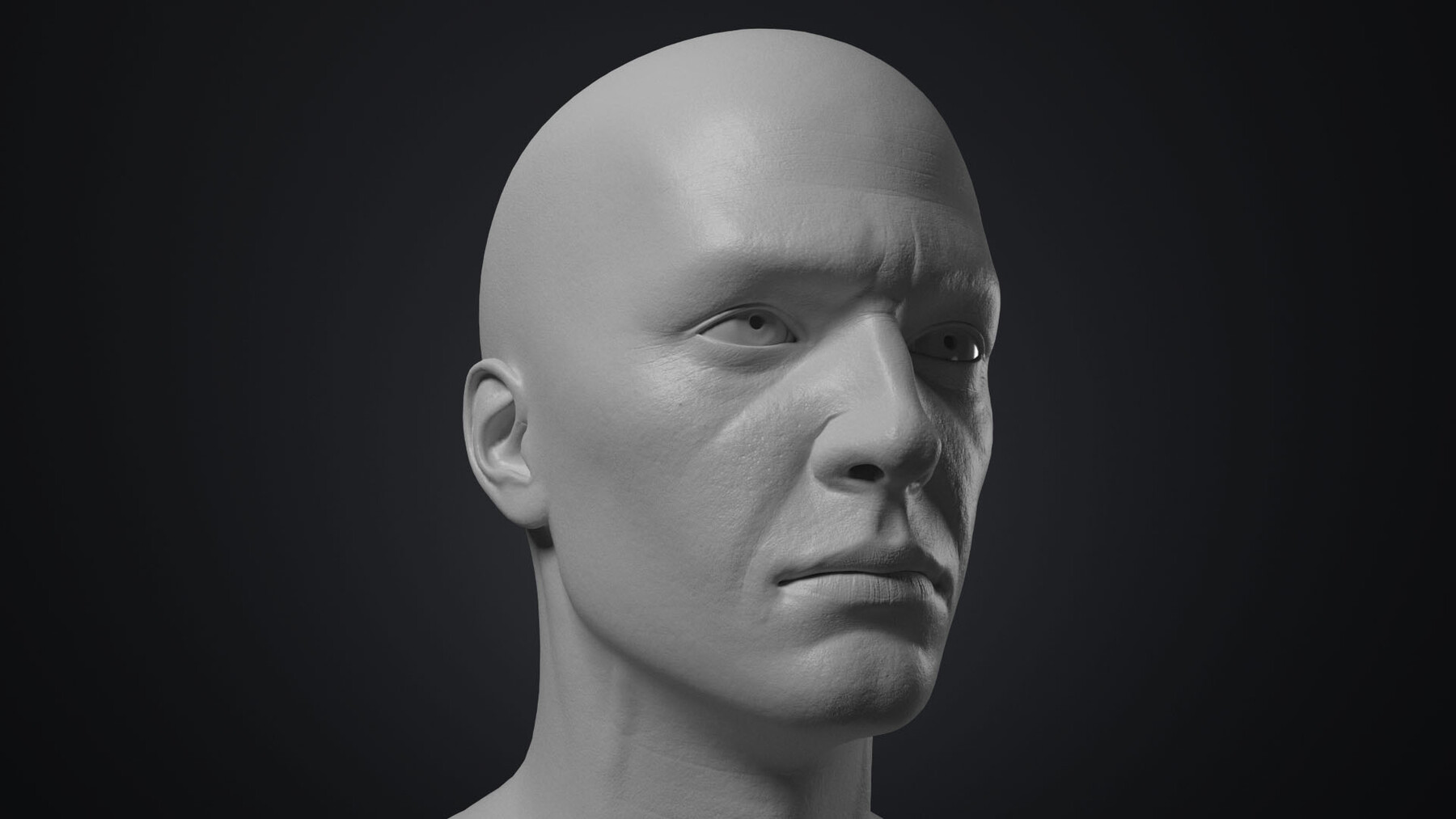 ArtStation - Male Head With Detailed Skin Texture | Resources