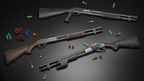 Remington 870 Police Magnum 12 Gauge Shotgun Pack