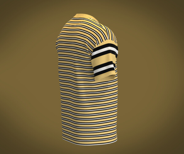 ArtStation - T-Shirt Mix Match Stripe | Resources