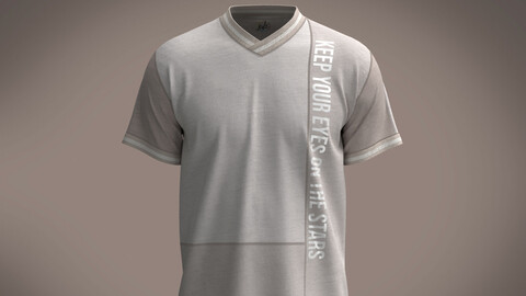 T-Shirt V- Neck Graphic