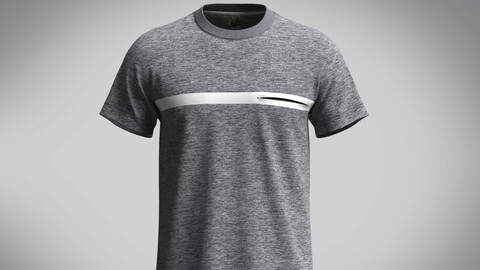 T-shirt Grey Marl Lewis