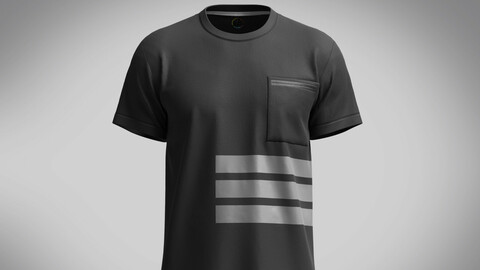 T-shirt Black Run Love