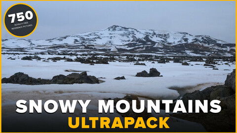 750 Snowy Mountains Reference Pictures Ultrapack