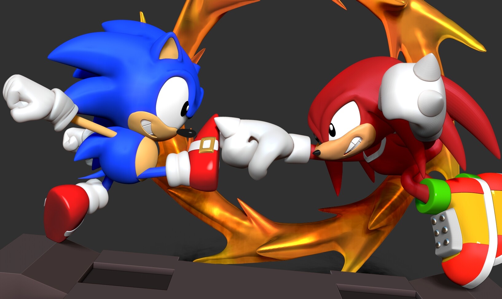 Shadow - Sonic The Hedgehog 2 Fanart 3D Print Model by Sinh Nguyen