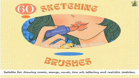 Procreate Sketching/Anime Brushes