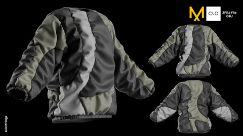 Future Fashion Sweater #014 - Clo3D / Marvelous Designer + OBJ / DIGITAL FASHION / HYPEBEAST / STREET WEAR