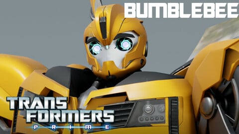 [TRANSFORMERS:PRIME] -Rigged character- BUMBLEBEE 3Dmodel