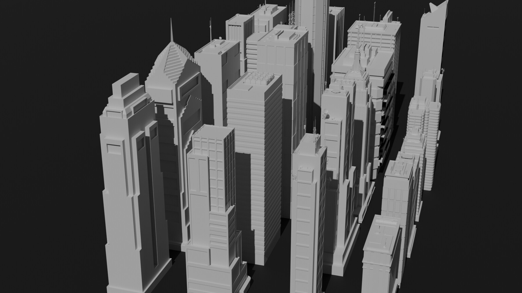 ArtStation - City Building Kitbash Pack Vol.02 | Game Assets