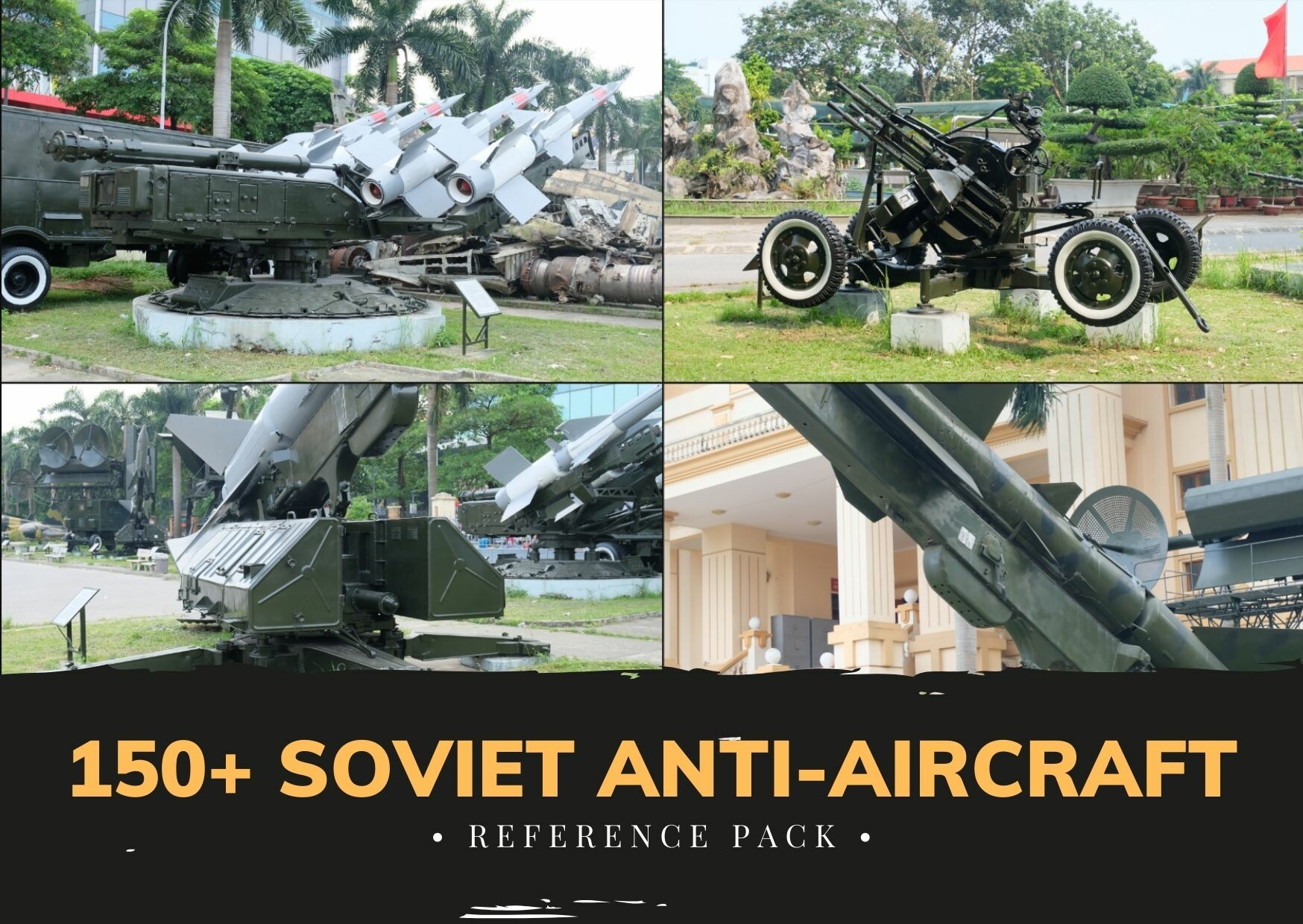 ArtStation - 150+ Soviet Manufactured Anti Aircraft Weaponry and ...