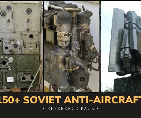 ArtStation - 150+ Soviet Manufactured Anti Aircraft Weaponry and ...