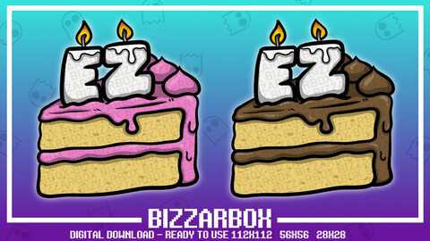 Twitch Emote Bundle: EZ Piece of Cake
