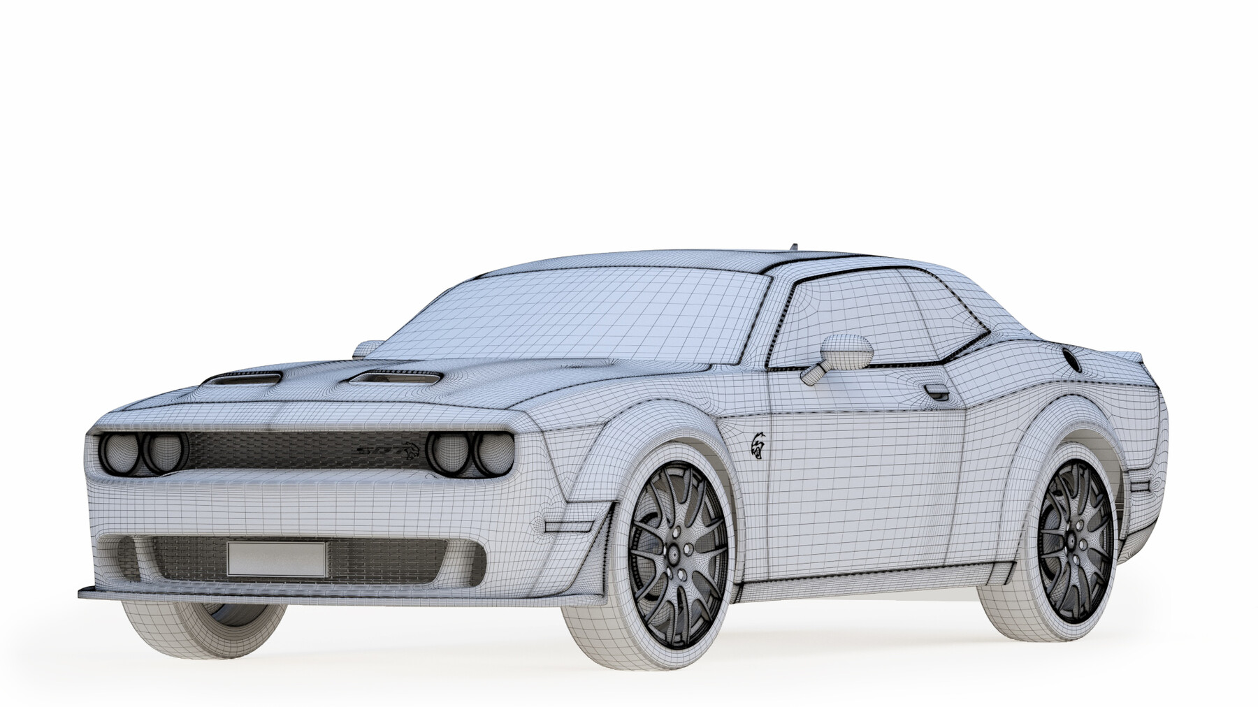 ArtStation - Dodge Challenger Hellcat Redeye | Resources