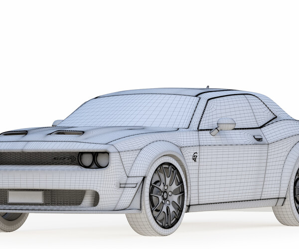 ArtStation - Dodge Challenger Hellcat Redeye | Resources