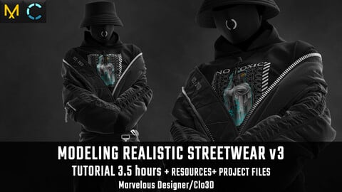 Tutorial MD/Clo3D - Realistic Streetwear v3