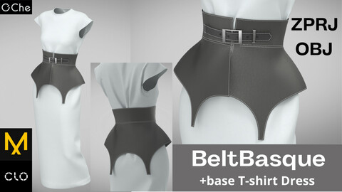Belt Basque with base dress