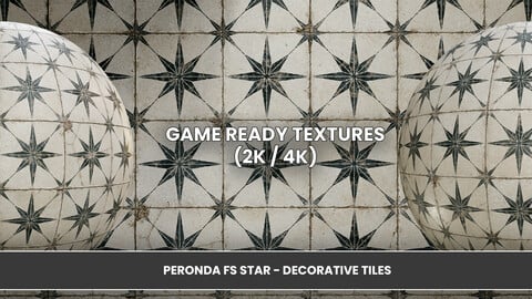 Peronda FS Star Tiles - Game Ready Material (2k/4k)