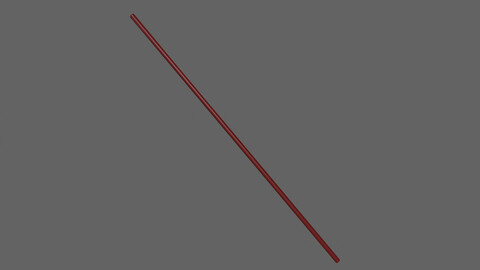 PBR Wushu Stick Red