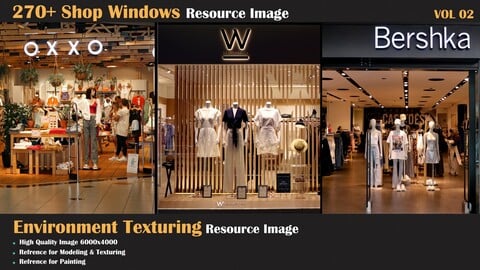 270+ Shop Windows Resource Image - VOL 02