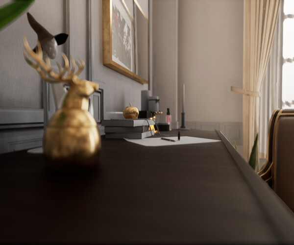 ArtStation Hotel Room Game Assets