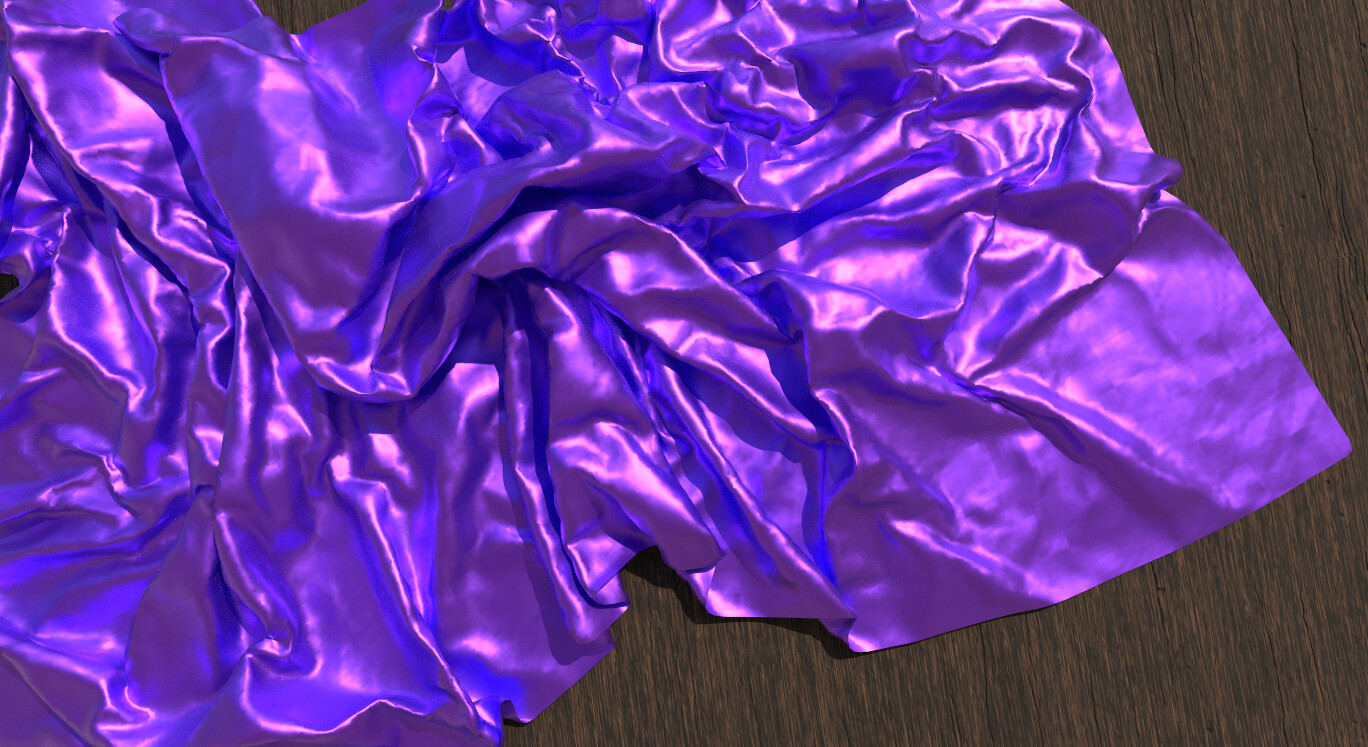 ArtStation fabric_50 high quality satin fabric smart materials