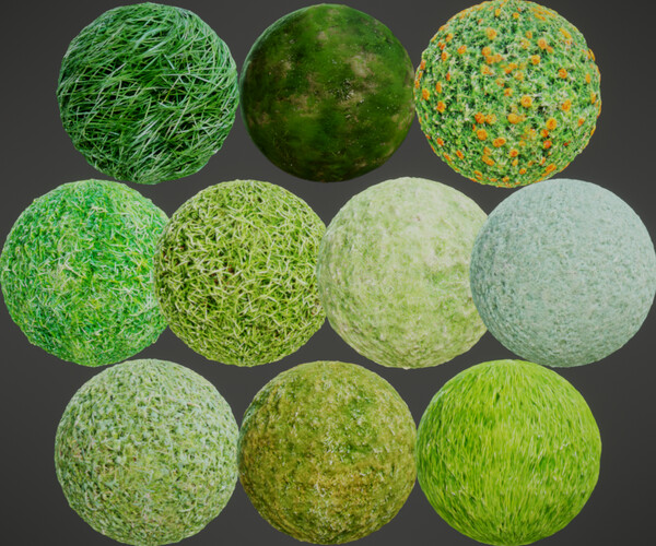 ArtStation - 100 PBR Grass Textures Bundle | Game Assets