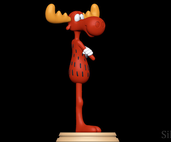 ArtStation - Bullwinkle J. Moose 3D print model | Resources